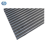Malla estática Coanda de alambre de cuña de acero inoxidable SS304 con ranuras de 0.2mm, 0.5mm, 1mm para estanques de peces