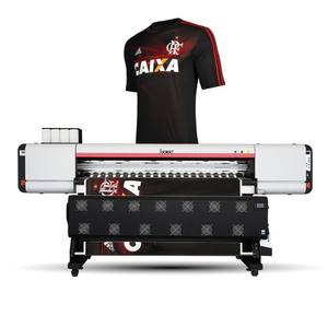 Locor 1,8 m Industrial I3200 Köpfe Groß<span class=keywords><strong>format</strong></span> Sublimation drucker Drucken Sportswear T-Shirts Jersey Textile Fabrics Machine - Product Image 2