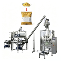 Machine de remplissage et d'emballage verticale automatique à vis sans fin pour poudre sèche, épices, farine de banane et café
