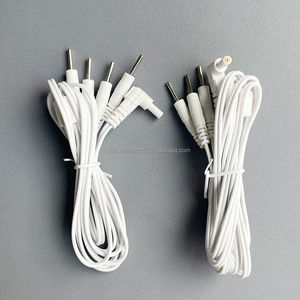 Câbles de remplacement TENS Premium, doubleurs de ports pour appareil TENS à 4 ports, connecteurs à broches de 2 mm - Product Image 2
