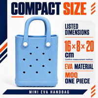 Sac de plage Eva Mini, sacs de courses réutilisables, sac à main compact pliable, organisateur, sac de natation, sac imperméable pour enfants