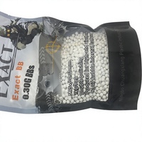 Billes de jeu électroniques en plastique ABS blanc 0,30g pour jouets, avec sac, pour les 14 ans et plus
