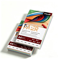 Papier cartonné format A4 (216x279mm) multicolore non couché pour projets scolaires, bricolage, artisanat, impression laser et jet d'encre