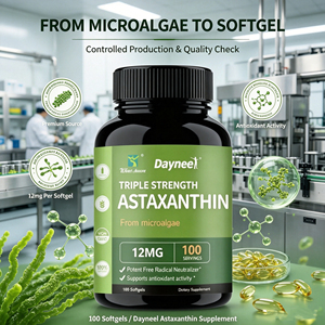 Astaxanthin Softgel Capsules High Absorption Natural Antioxidant Skin Brightening Eye and Immune Health Support Supplements - Product Image 4