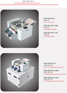Machine de découpe multifonctionnelle industrielle commerciale pour plastique, cartes de visite, prospectus et cartes de jeu - Product Image 5