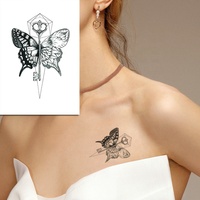 Autocollants de tatouage temporaires A.DSon DIY pour le corps, transfert à l'eau, couleur transparente, compatibles avec les imprimantes laser, tatouages transparents et imperméables