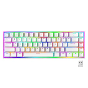 Couso thiết kế mới Gamer teclado 60% Bàn Phím Pc máy tính RGB Backlit Gamer cơ khí Bàn phím chơi game