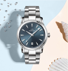 Reloj Mecánico Personalizado de Lujo para Hombre con Manecillas <span class=keywords><strong>Super</strong></span> Lumi-Nova de Acero Inoxidable 316L - Product Image 3