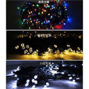POPLOR LED Solar Light <b>String</b> 10M 100Leds Outdoor <b>Garden</b> Decoration Christmas Festival Lights - Product Image 4
