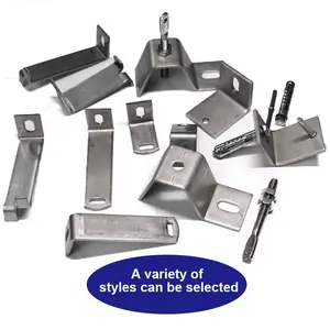 Factory Price 304 Stainless Steel Stone Cladding System Marble Fixing Angle Bracket