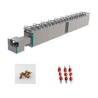 Machine automatique de fabrication et de séchage de bâtonnets à mâcher pour chiens, résistants aux morsures, pour le nettoyage dentaire, en forme de brochettes de viande de boeuf, pour friandises et aliments pour animaux de compagnie