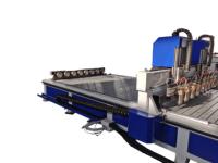 Machine de gravure CNC multifonctionnelle à têtes multiples, commande Mach3, broche 2,2-3,0 kW, pompe à engrenages pour le travail du bois, contrôlée par PLC