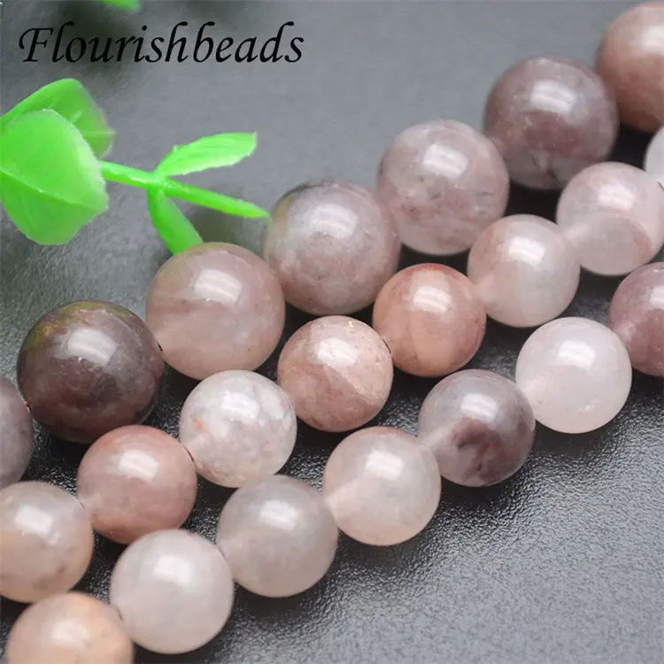 Đá Quý Tự Nhiên Purple Berry Strawberry Crystal Quartz Stone Beads Đối Với Trang Sức Làm