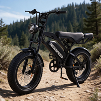 Vélo électrique de ville X80PRO à prix abordable, 20 pouces, 250W, 48V 15AH, Shimano 7 vitesses, vélo électrique de ville à pneus larges
