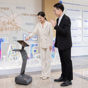 Personalizzato di alta qualità che serve benvenuto intelligenza casa intelligente Humanoide ricezione <span class=keywords><strong>cibo</strong></span> <span class=keywords><strong>consegna</strong></span> Robot Ai - Product Image 6