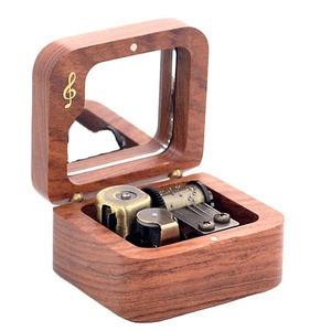 <span class=keywords><strong>Caja</strong></span> de música de Castillo móvil para cumpleaños, de madera, personalizado, venta al por mayor - Product Image 1