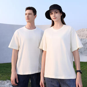 Camiseta Unisex Directo de Fábrica, Estilo Holgado con Hombros Caídos, Color Sólido, Impresión de Serigrafía Personalizada, Tejido de Punto Largo - Product Image 2