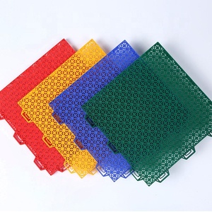 Carrelages de verrouillage modulaires en plastique de terrain de sports de basket-ball de <span class=keywords><strong>pp</strong></span> extérieurs - Product Image 4