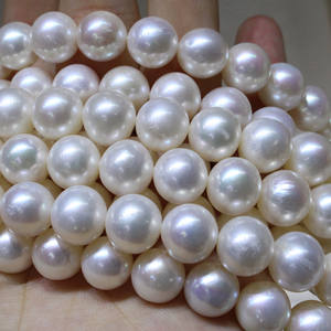 Japanese Imported 925 Sterling <b>Silver</b> Gold-Plated Collar Natural <b>Pearl</b> <b>Necklace</b> 9-10 Small 6-7mm Round Almost Flawless - Product Image 2