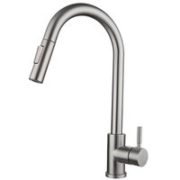 Grifos de Lavabo Modernos de Lujo, Grifo Mezclador de Agua de Acero Inoxidable para Cocina, Baño y Aseo, Montado en el Encimera, de Latón Dorado, para Hotel