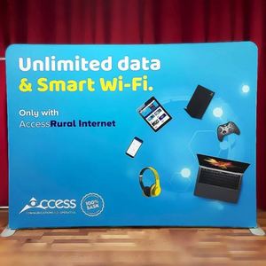 Soporte de Banner Plegable de Tela Vintage para Fotografía, Fondo de Pared de 10x10 pies, Impresión en Poliéster para Promociones - Product Image 2