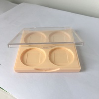 Palette carrée en plastique vide pour fard à paupières Blush Brow Powder Packaging