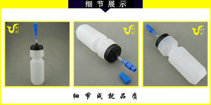 ขวดน้ำคริสตัลขนาด500มล. พร้อมสีสำหรับวิ่งและดื่มด้านนอก - Product Image 2