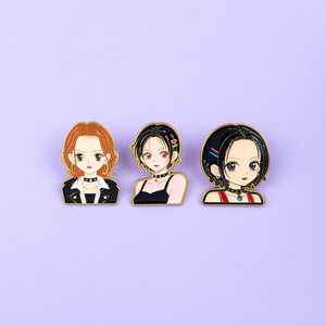 Spilla Distintiva Anime <span class=keywords><strong>Nana</strong></span> Girl in Metallo Smaltato per Abbigliamento e Accessori per Zaini - Product Image 4
