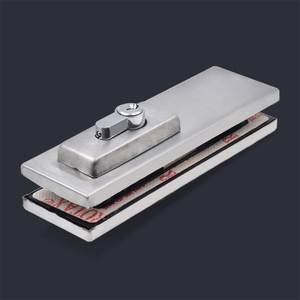Serrure <span class=keywords><strong>de</strong></span> porte en verre en acier inoxydable Y-050, déverrouillage par clé, usage domestique, clips sans cadre/semi-sans cadre, clips à ressort, installation facile - Product Image 4