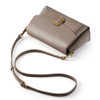 Sac bandoulière en cuir véritable style vintage pour femme, imperméable, avec deux sangles, toutes saisons, luxe, forme oreiller, vente en gros