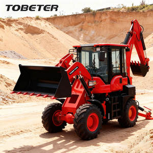 Tobeter รถตักดินทุกพื้นที่, รถตักพร้อมรถตักล้อ1m3ความจุถังสำหรับจัดการอาหารสัตว์ - Product Image 4