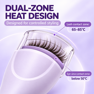Recourbe-cils électronique chauffant, 3 réglages de chaleur, recourbe-cils électrique, outil de beauté portable, étiquetage personnalisé - Product Image 4
