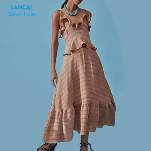 Fabricants de vêtements Vêtements de créateurs personnalisés pour femmes Robes décontractées pour filles Robe de soirée mode de haute qualité - Product Image 1