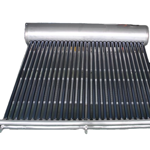 100L Solar Geyser Heater Evacuated Tube Non-Pressure Direct-Plug Connection Freestanding Installation for Household Use