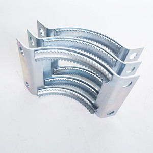 Colliers de <span class=keywords><strong>serrage</strong></span> galvanisés non-couplés de 4 pouces – Pinces de pression stables pour faisceaux de tuyaux - Product Image 5