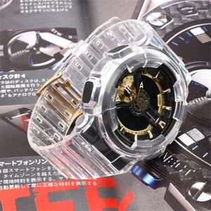 Bracelet en résine TPU pour <span class=keywords><strong>G</strong></span>-<span class=keywords><strong>SHOCK</strong></span> GA-<span class=keywords><strong>100</strong></span> GA-110 110 Go GA-120/140 <span class=keywords><strong>GD</strong></span>-<span class=keywords><strong>100</strong></span>/110/120 GLS-<span class=keywords><strong>100</strong></span> GAX-<span class=keywords><strong>100</strong></span> Silicone Sport Band Bezel Plastic - Product Image 5