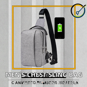 Mochila de Pecho Royaa para Hombre, Bolso Bandolera de una Sola Correa, 17 Pulgadas, Cierre Grande, Impermeable, para Uso Diario al Aire Libre, Deportiva, de Viaje, de Poliéster - Product Image 2