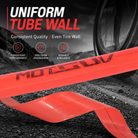 Chambre à air de vélo de route MOTSUV 26g en TPU 22x1.0-1 3/8, valve Presta durable 45/65mm, accessoire de remplacement résistant aux crevaisons