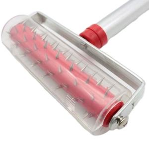 Pelacables de rodillos perforadores de papel tapiz de mango largo de grado Industrial de alta calidad removedor de pared cepillo de alambre de acero OEM personalizable - Product Image 2