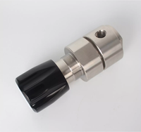 Régulateur de gaz de laboratoire en acier inoxydable 316L de haute pureté, petit débit pour hélium, propane, argon, acétylène, gaz naturel