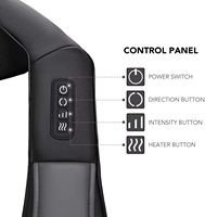 Bestseller Wiederaufladbarer Elektrischer Shiatsu Vibrations-Schultermassagegerät Kabellos mit Wärmefunktion