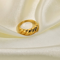 Bague cadeau unisexe en acier inoxydable style chignon de vache Dream Fashion de haute qualité et simple Nouveau design Style classique