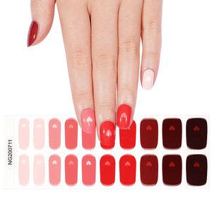 HEMA Free Semi Cured Gel <strong>Nail</strong> Strips Stick On <strong>Nail</strong> Gel Polish Set OEM/ODM Manufacturer Press On <strong>Nails</strong> - Product Image 5