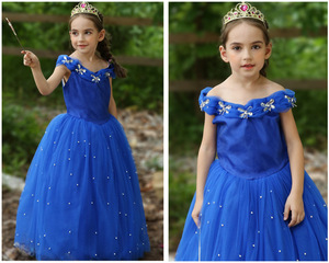 Halloween dress elegant dress Cinderella KIDS Brazil girl costumes for party - Product Image 6