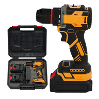 Kit de tournevis électrique sans fil moderne à moteur sans balais 21V, mandrin 10mm, batterie au lithium, outil électrique de qualité supérieure OEM, ensemble de matériel