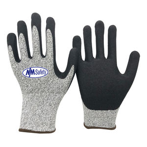 NMSHIELD ANSI A3 Guantes de seguridad industrial Guantes de nitrilo de arena anticorte Guantes de mano para el trabajo - Product Image 1