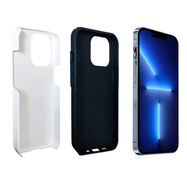 Blank Customized 2 in 1 3D Sublimation Coated Tough Cover for iPhone 17 Pro Max 3D Sublimation case for 16 15 14
