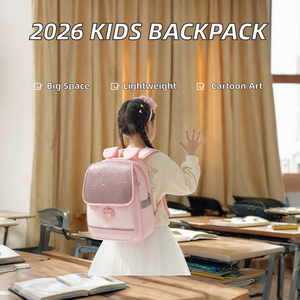 Nouveau Sac à Dos Scolaire Tendance Dessin Animé 2026 - Unisexe Garçons Filles 6-12 Ans Sac à dos Oxford léger, spacieux, durable et respirant. - Product Image 2