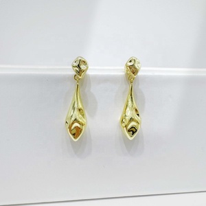 ต่างหูเงินแท้ 925 ชุบทองคำขาว ดีไซน์โบฮีเมียนรูปดาว ประดับเพชร  แฟชั่นฤดูร้อน สวยหรู โดดเด่นไม่ซ้ำใคร - Product Image 4