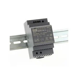 Ortalama kuyu AC-DC HDR-60-12 tipi DIN ray güç kaynağı